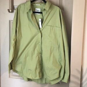 Abercrombie & Fitch oversized blouse NWT